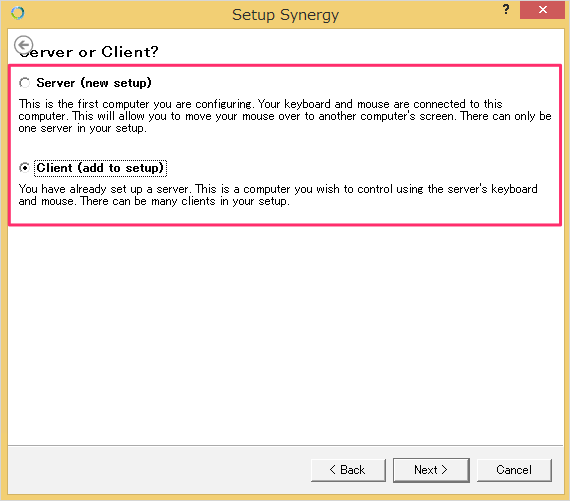 windows synergy install 12