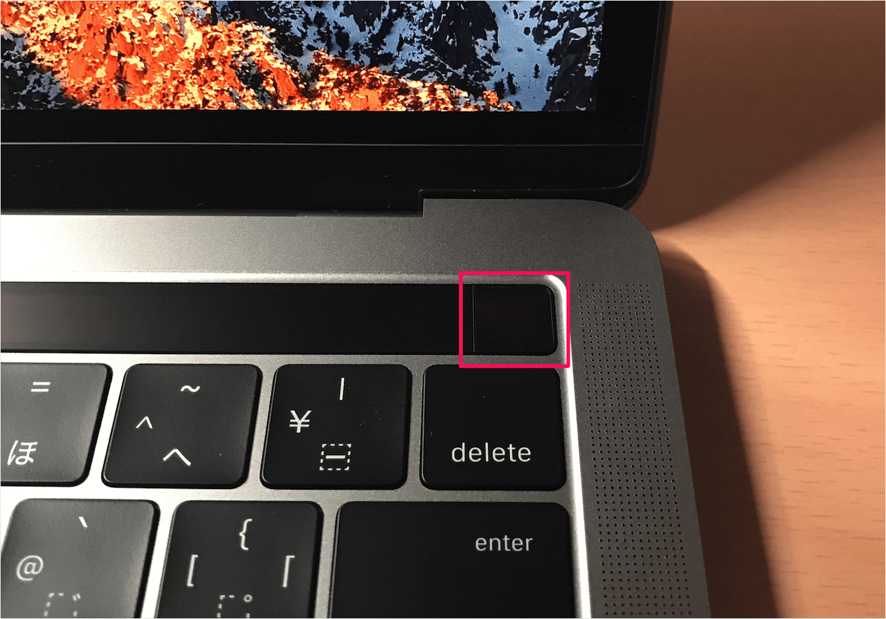 Mac - Touch IDボタンを3回押してアクセシビリティオプションを起動 