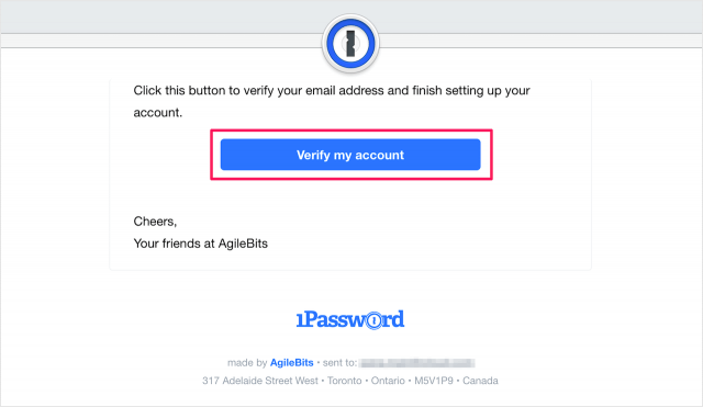 1password create a new account 06