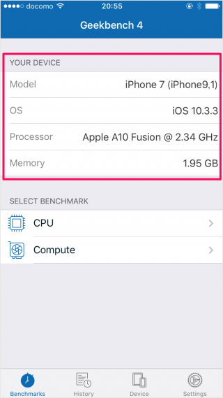 iPhone iPad    Geekbench           - 21