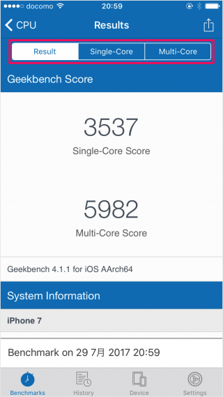 iPhone iPad    Geekbench           - 32