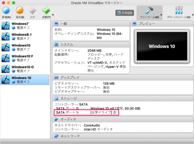 mac virtualbox windows10 install a10