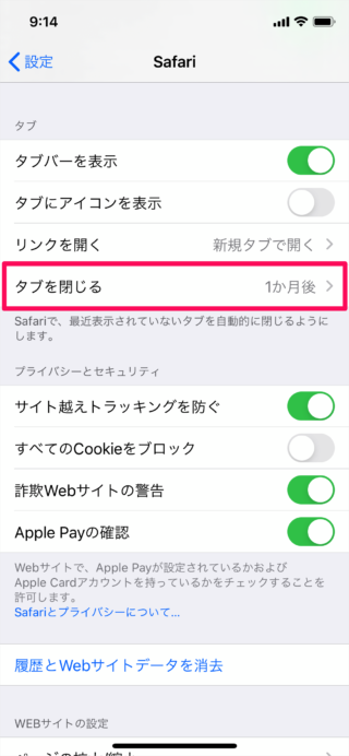 iphone app safari automatically close tabs 09