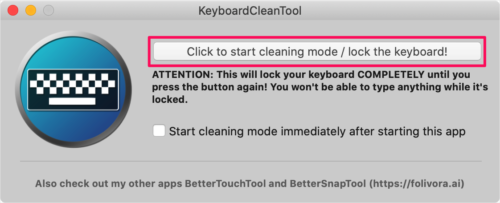 Mac                  KeyboardCleanTool            - 99