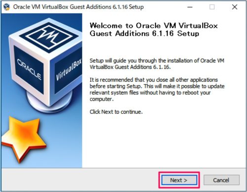 virtualbox install guest additions a06