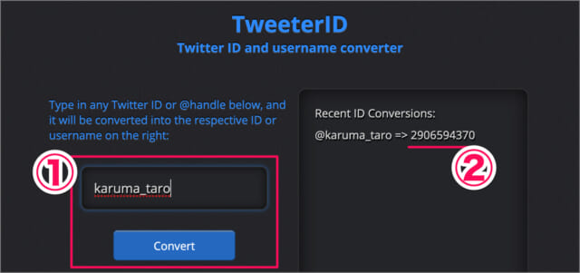 find your twitter user id number 01