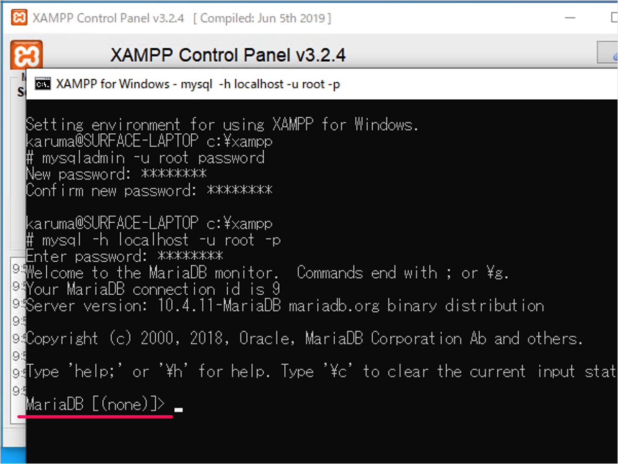 Mysql Xampp