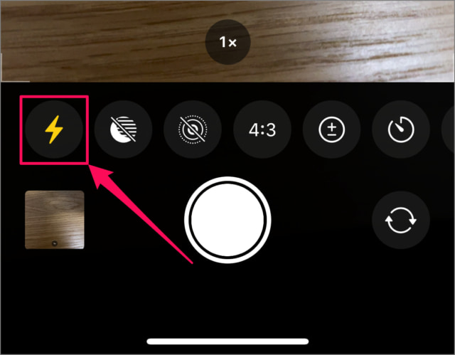 how to turn on off iphone camera flash 06