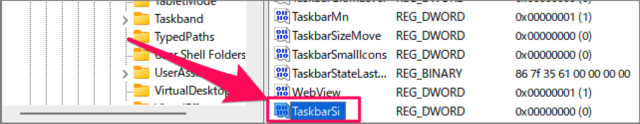 change taskbar size on windows 11 10
