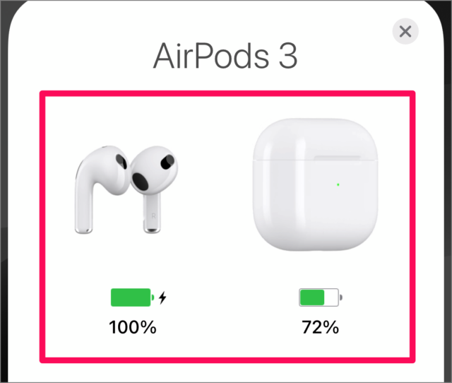check the battery life of your airpods 01
