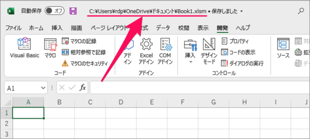 how to show file path in title bar in excel 10