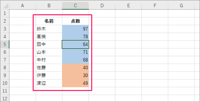 sort by cell color in excel 04