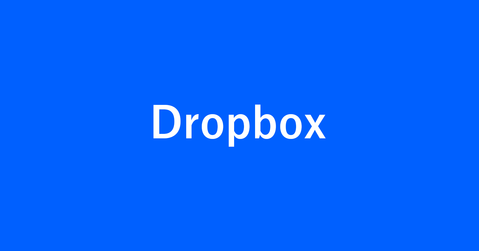 dropbox how
