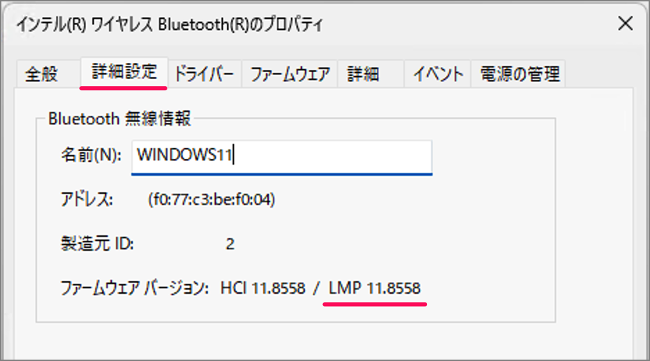 how to check bluetooth version on windows 11 10 04