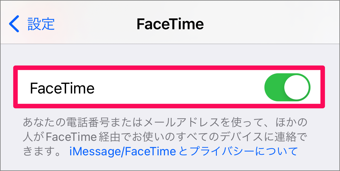 iPhone FaceTime を設定する方法（オン/オフ） PC設定のカルマ