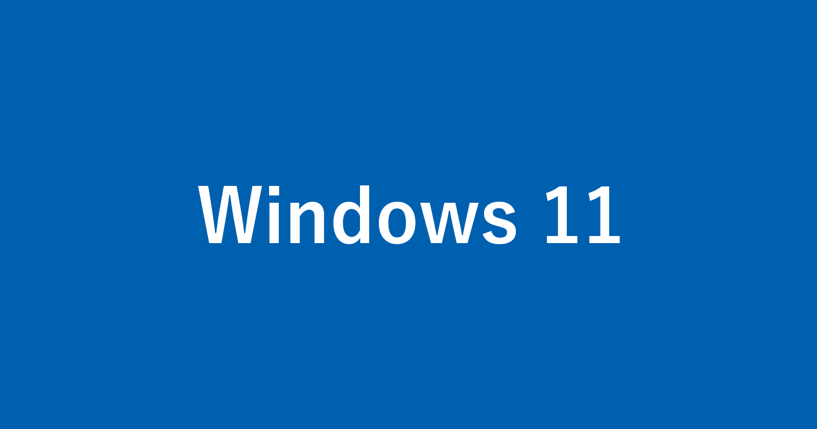 windows 11